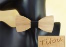 Noeud papillon en bois pour enfant à personnaliser