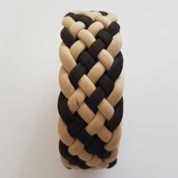 0.88 m&egrave;tre cuir tress&eacute; n&deg;42 30 mm