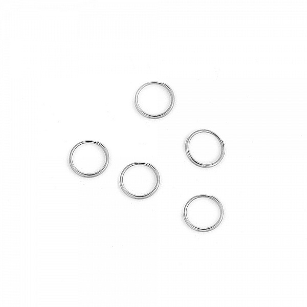 10 Anneaux de jonction double 08 mm Inoxydable