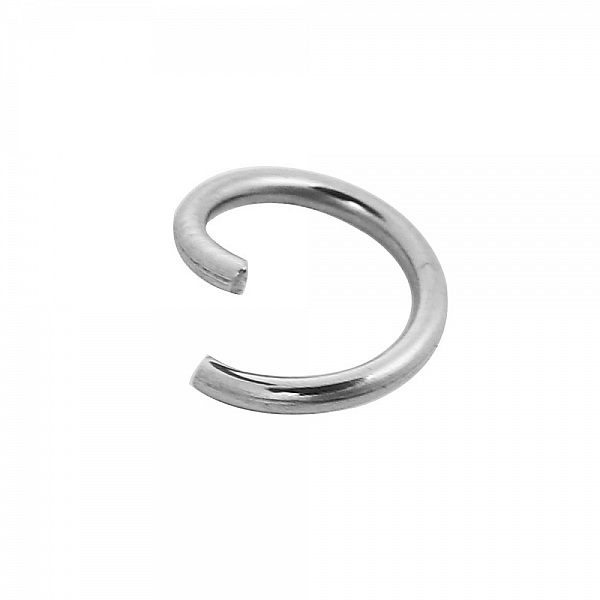 10 Anneaux de jonction ouvert 07 mm Inoxydable