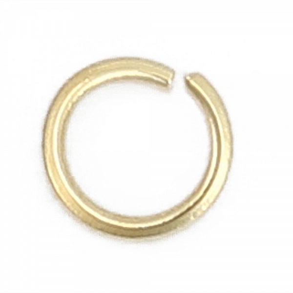 10 Anneaux de jonction ouvert 03 mm Inoxydable dor&eacute;