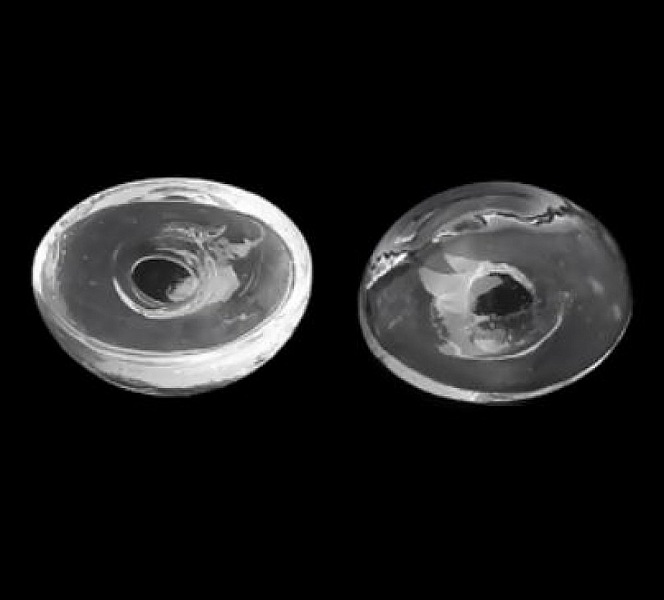 10 Boules en verre Ovale &agrave; remplir