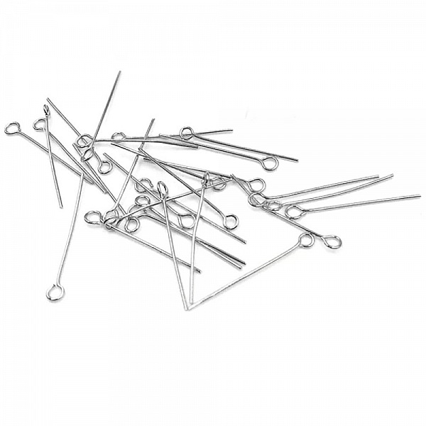 10 Clous &agrave; tiges &agrave; t&ecirc;te ronde acier inoxydable 40 mm