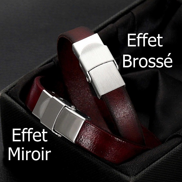 10 Fermoirs clip griffe pour cuir 10 mm de large Bross&eacute;