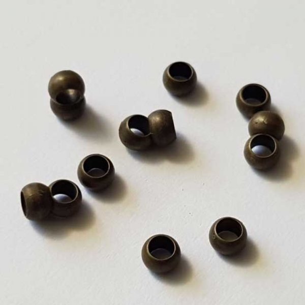 10 Perles &agrave; &eacute;craser de 2.5 mm
