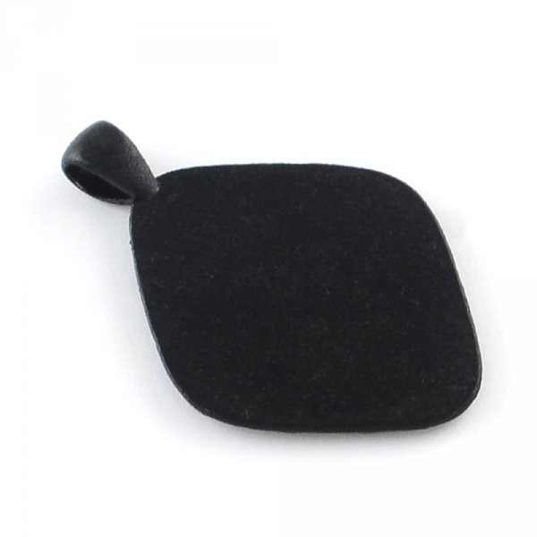 10 supports cabochons de 25 X 18 mm Noir, pendentifs cabochons 304-20