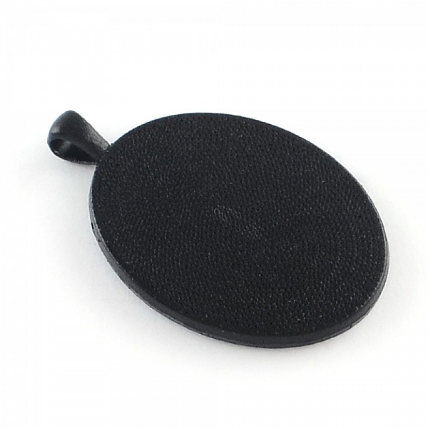 10 supports cabochons de 30 X 40 mm Noir, pendentifs cabochons 304-17