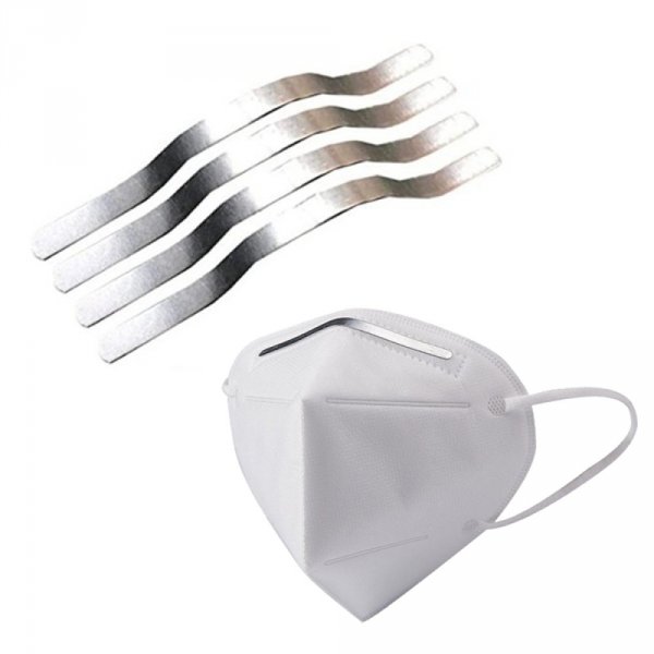 15 pi&egrave;ces Bande pour pont de nez Thermocollant accessoire pour masque N&deg;01 Barre de nez Barrette nasal