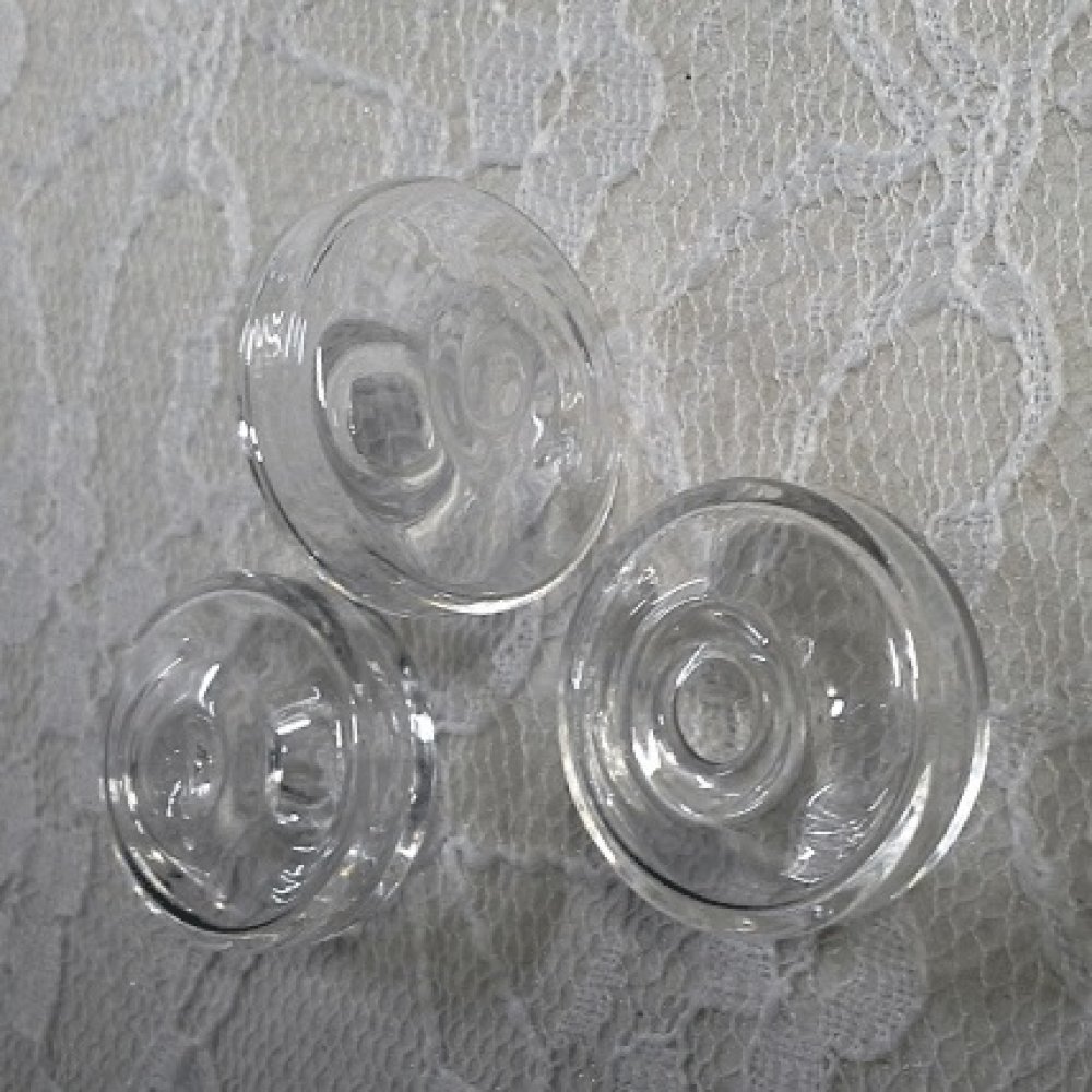 1 Boule en verre Plate 22 mm 02 à remplir