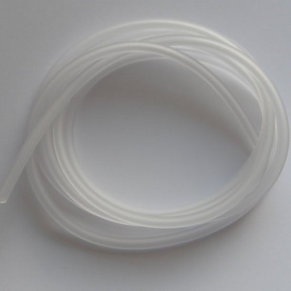1 m&egrave;tre cordon Pvc Creux 3 mm Blanc