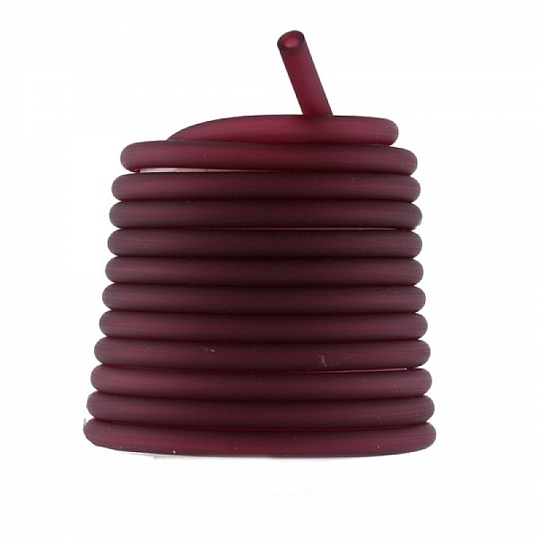 1 m&egrave;tre cordon Pvc Creux 3 mm Bordeaux