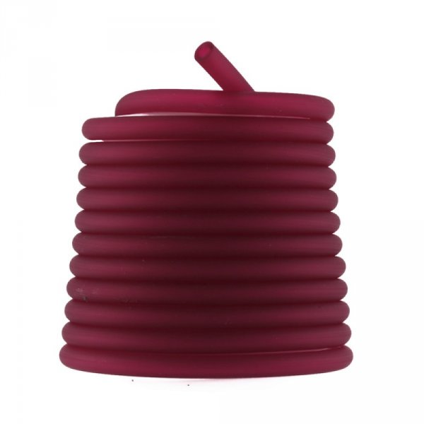 1 m&egrave;tre cordon Pvc Creux 3 mm Fushia Fonc&eacute;