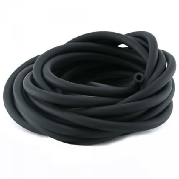 1 m&egrave;tre cordon Pvc Creux 3 mm Noir