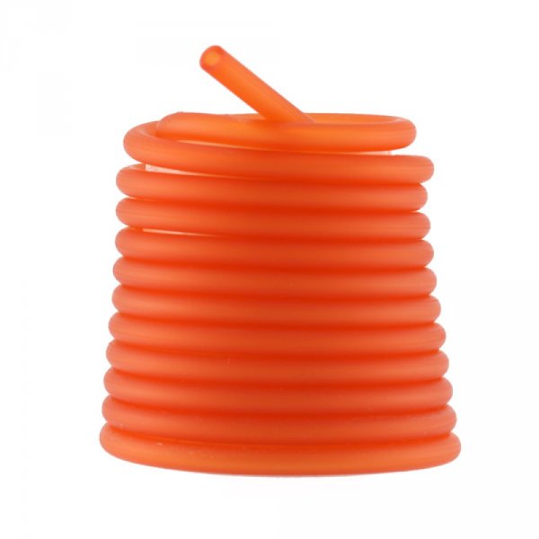 1 m&egrave;tre cordon Pvc Creux 3 mm Orange