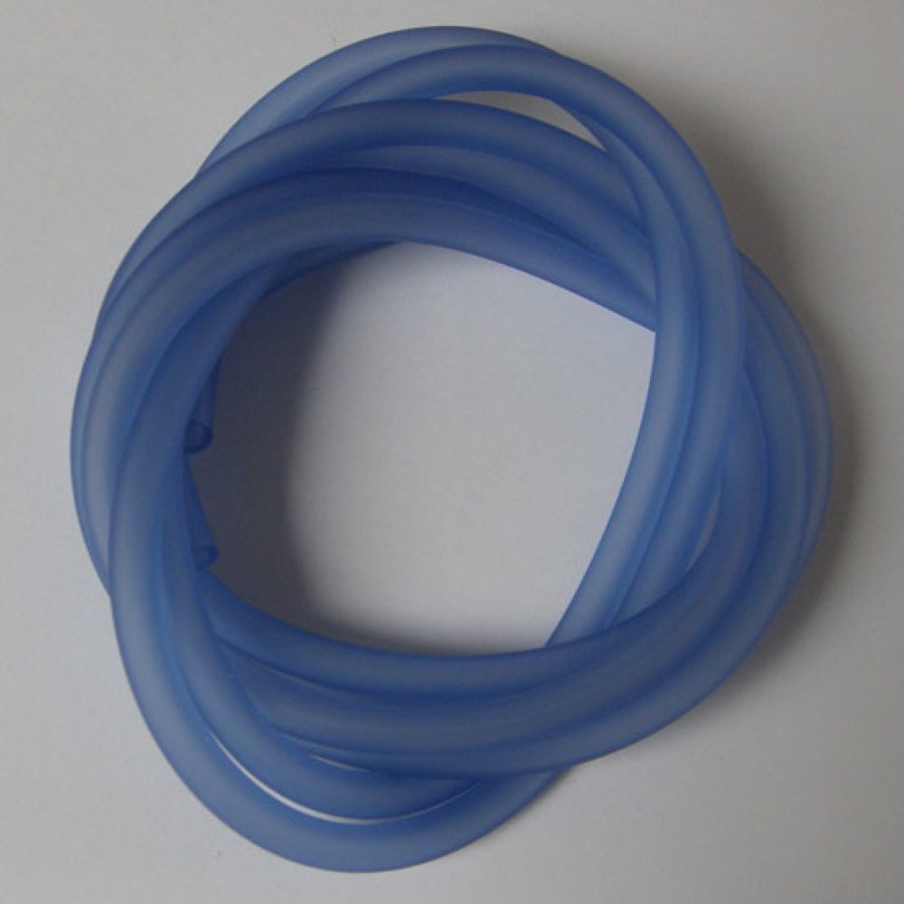1 mètre cordon Pvc Creux 5 mm Bleu Moyen