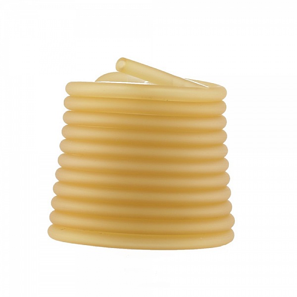 1 m&egrave;tre cordon Pvc Creux 5 mm Champagne