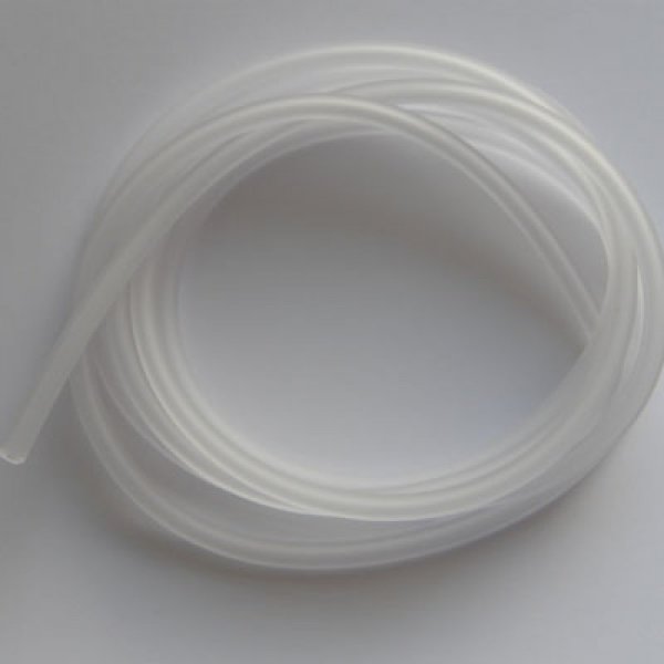 1 m&egrave;tre cordon Pvc Creux 6,5 mm Blanc