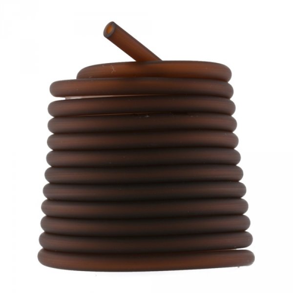 1 m&egrave;tre cordon Pvc Creux 6,5 mm Caramel