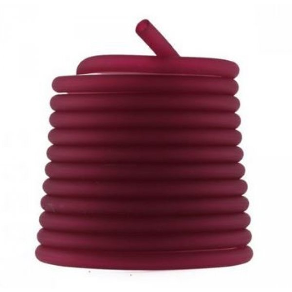 1 m&egrave;tre cordon Pvc Creux 6,5 mm Fushia Fonc&eacute;