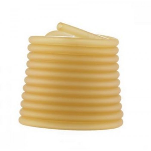 1 m&egrave;tre cordon Pvc Creux 6,5 mm Champagne