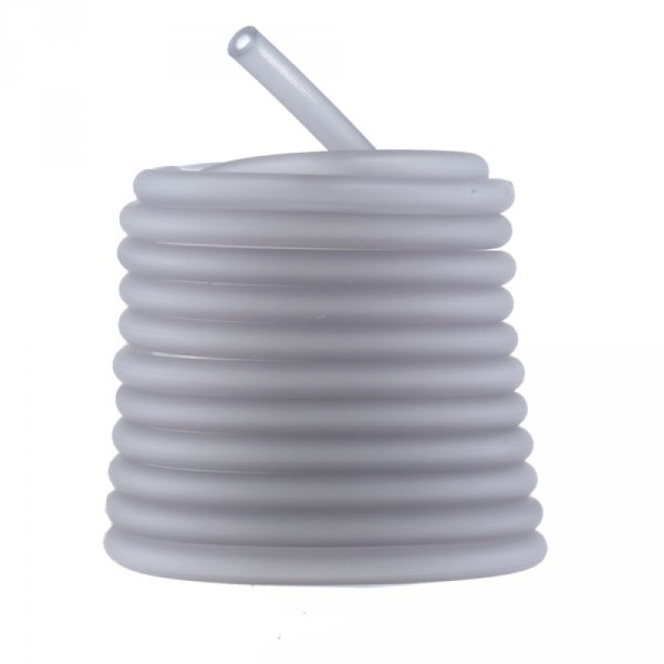 1 m&egrave;tre cordon Pvc Creux 6,5 mm Gris Clair