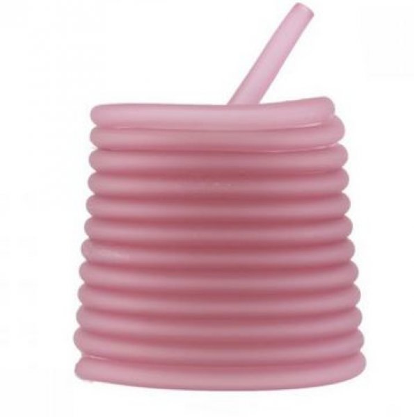 1 m&egrave;tre cordon Pvc Creux 6,5 mm Prune