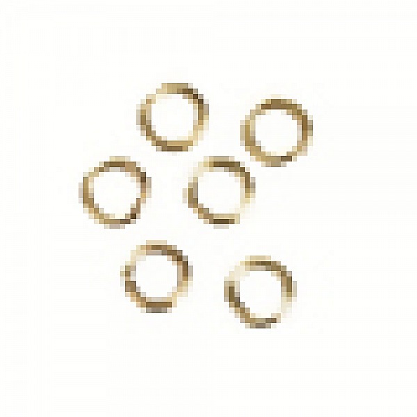 20 Anneaux de jonction ouvert 04 mm Dor&eacute;