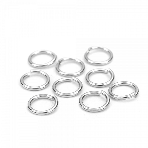 20 Anneaux de jonction ouvert 11 mm Inoxydable