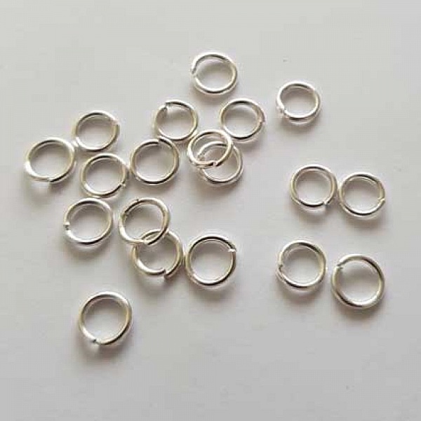 20 Anneaux de jonction ouvert 06 mm Argent N&deg;01