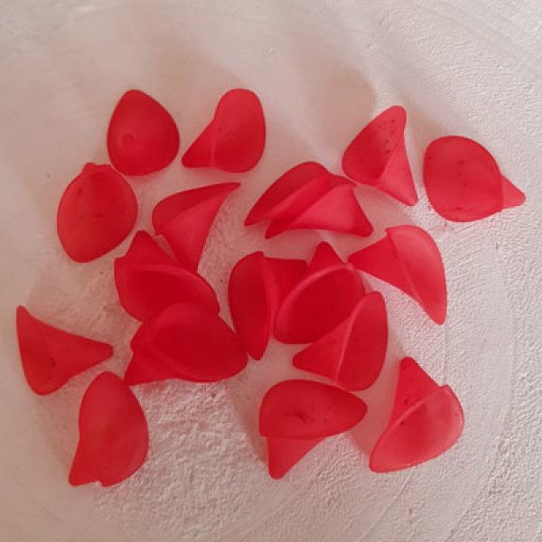 20 Fleurs Arums Rouge Petit Mod&egrave;le