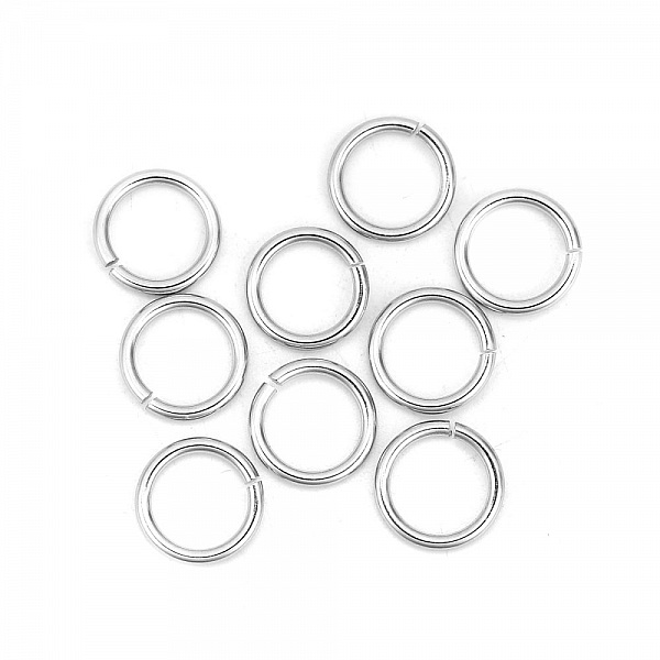 2 Anneaux de jonction ouvert 11 mm Inoxydable