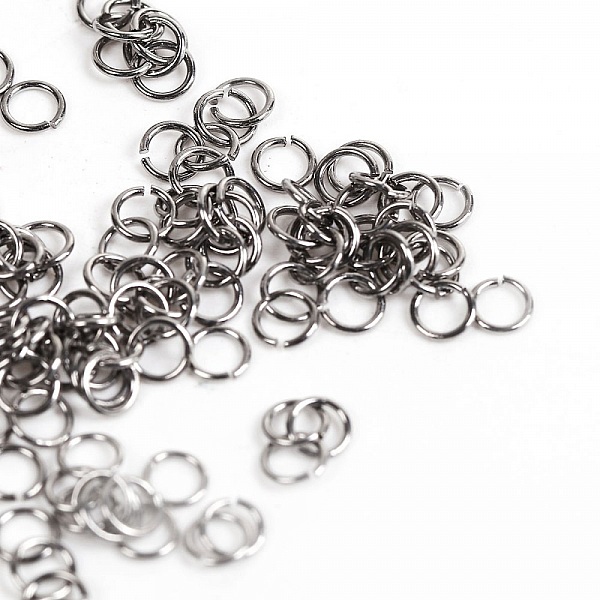 2 Anneaux de jonction ouvert 04 mm Inoxydable N&deg;01-02