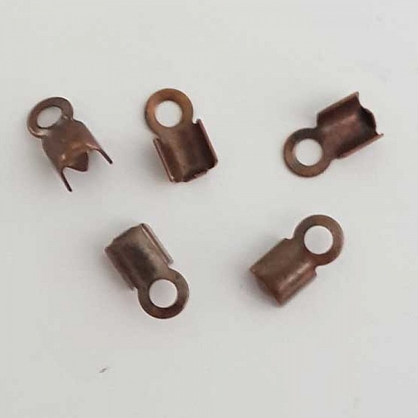 2 Embouts &agrave; coller Serres Cordons 4 x 4 mm N&deg;02