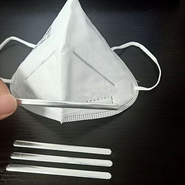 500 pi&egrave;ces Bande pour pont de nez Thermocollant accessoire masque N&deg;01 Barre de nez Barrette nasal attache pour Masque.