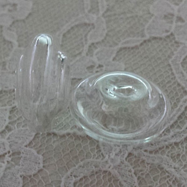 5 Boules en verre Plate N&deg;06 &agrave; remplir