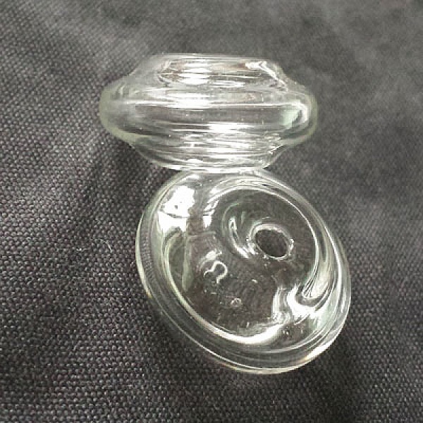 5 Boules en verre Plate N&deg;06 &agrave; remplir