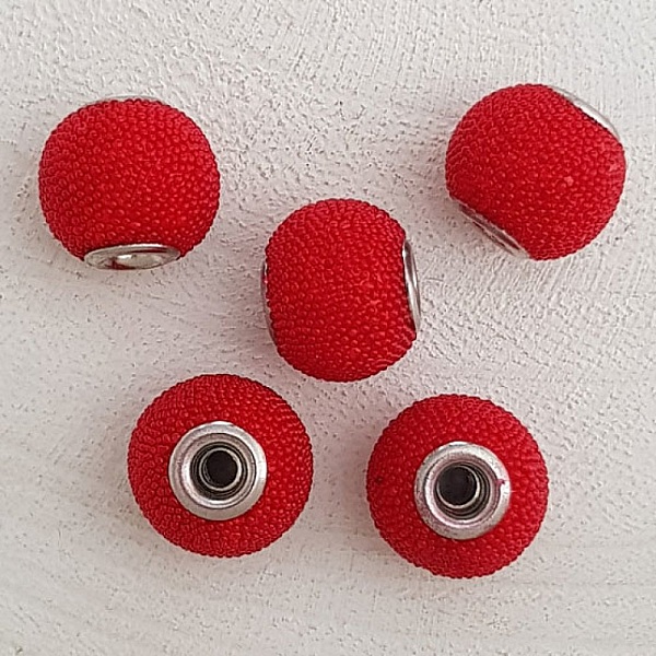 5 Perles Rondes 14/12 mm N&deg;01