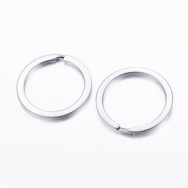 Anneau porte cl&eacute;s forme rond 30 mm