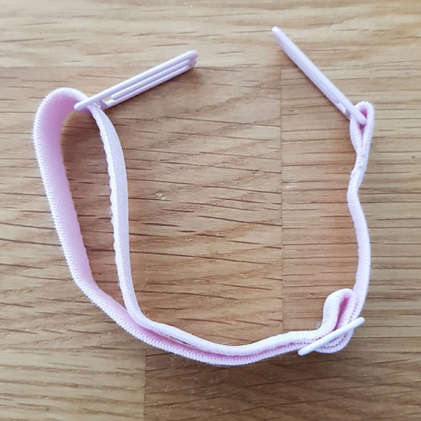 Attache elastique Extension de masque r&eacute;glable crochet d'oreille Blanc rallonge masque