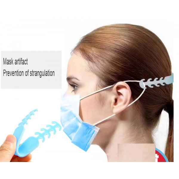 Attache elastique Protecteur d'oreille r&eacute;glable, r&eacute;sistant aux maux d'oreille Jaune