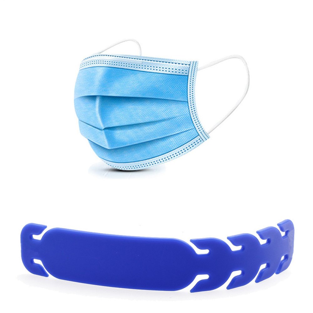 Attache elastique Protecteur d'oreille réglable pour masque N°02 Bleu