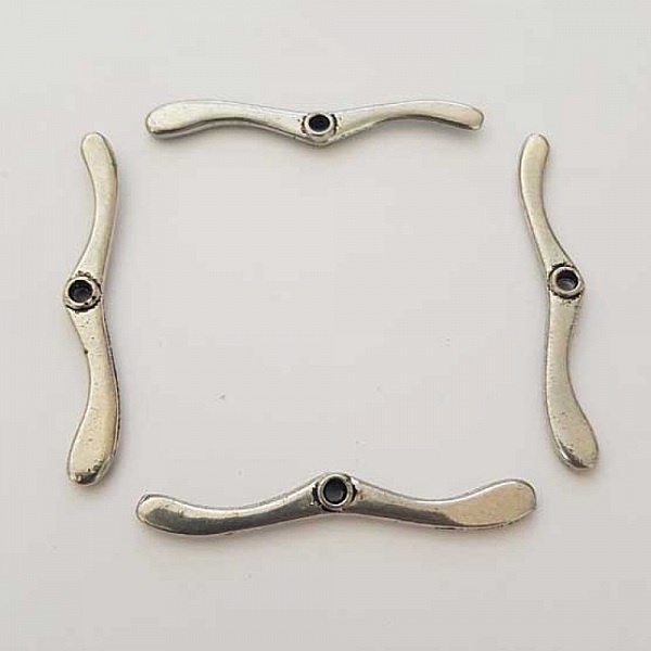 Barre Tige Pour Fermoir En M&eacute;tal Argent&eacute; N&deg;02