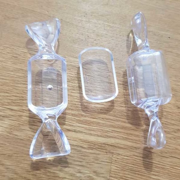 Bonbon plastique &agrave; garnir