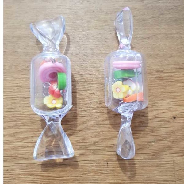 Bonbon plastique &agrave; garnir