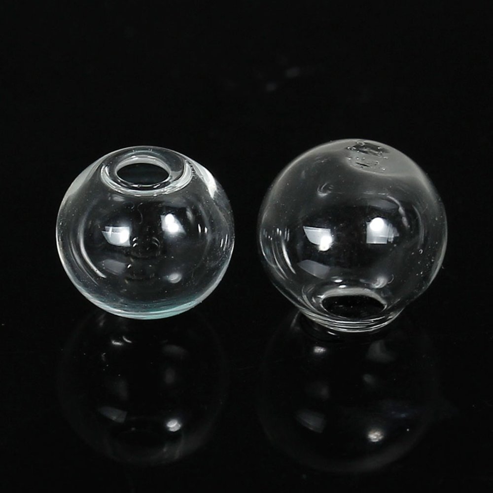 Boules en verre ronde de 10mm 20 pièces à remplir