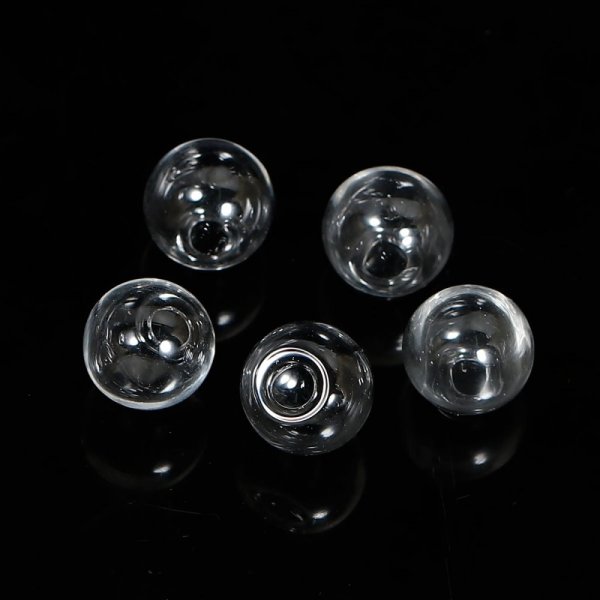 Boules en verre ronde de 12mm 20 pi&egrave;ces &agrave; remplir
