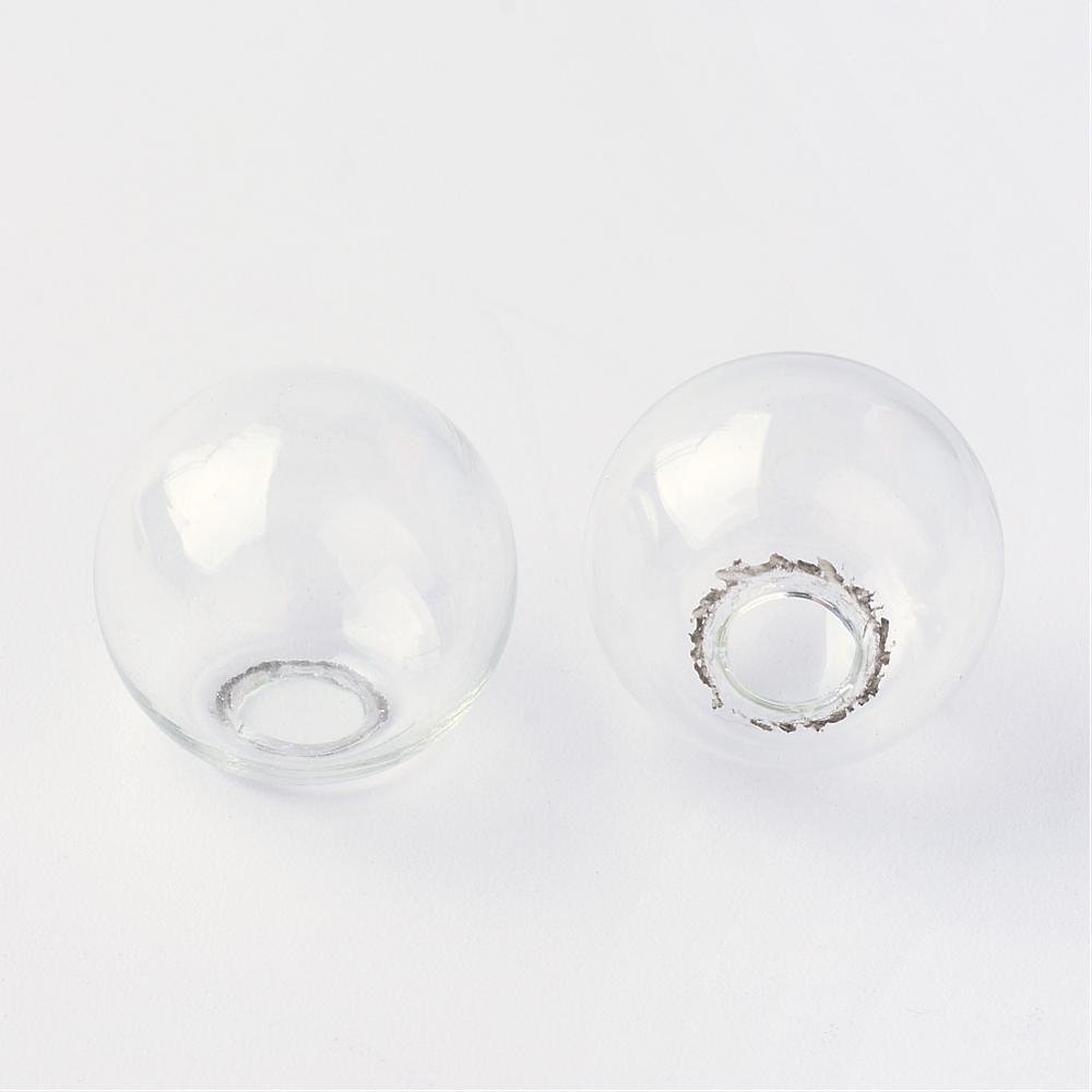 Boules en verre ronde de 18mm 50 pièces à remplir