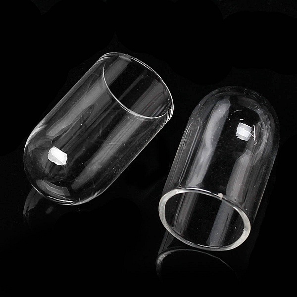 Boules en verre tube 01 de 24mm 5 pi&egrave;ces