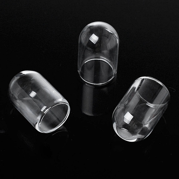 Boules en verre &agrave; remplir tube 02 de 38mm 3 pi&egrave;ces