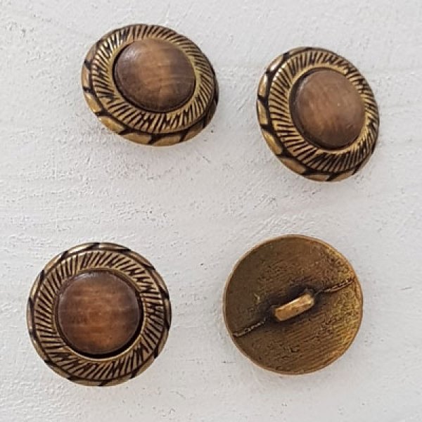 Bouton N&deg;15 de 15 mm Rond